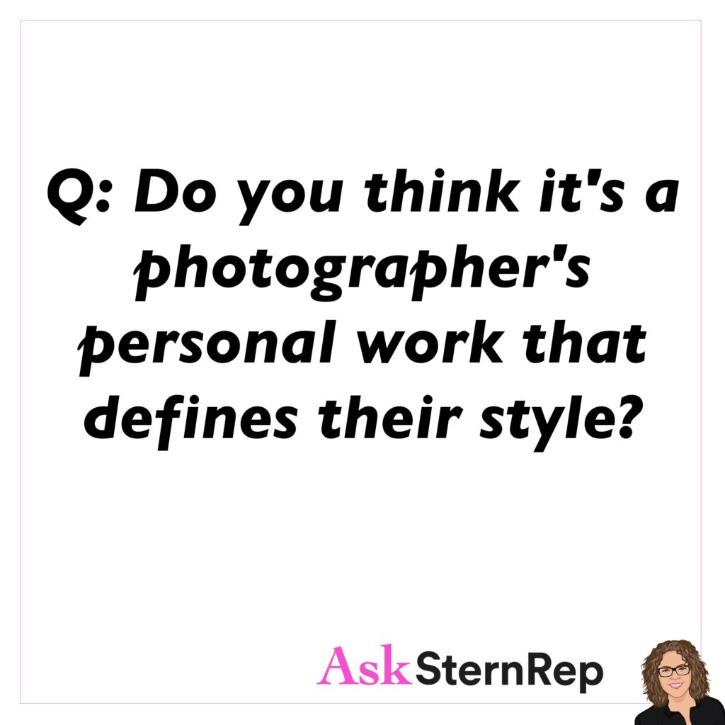 Does A Photographer’s Personal Work Define Their Style?